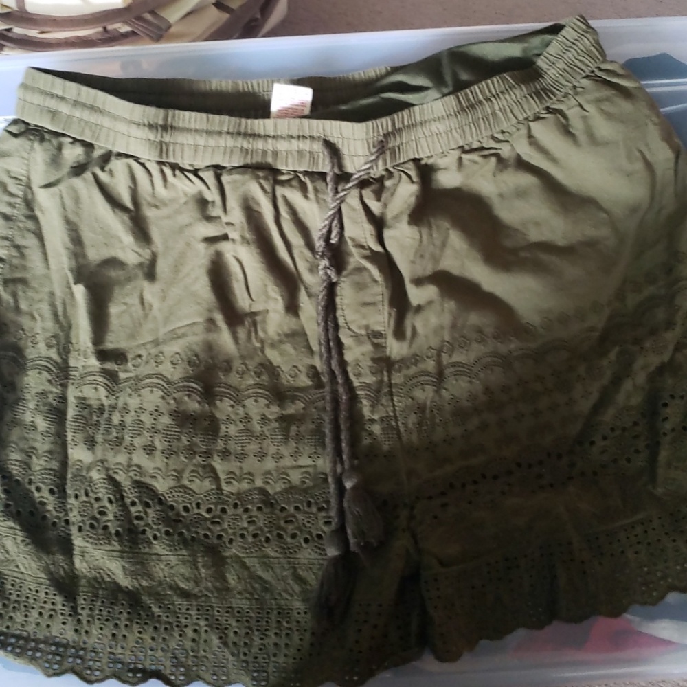 Olive Green shorts